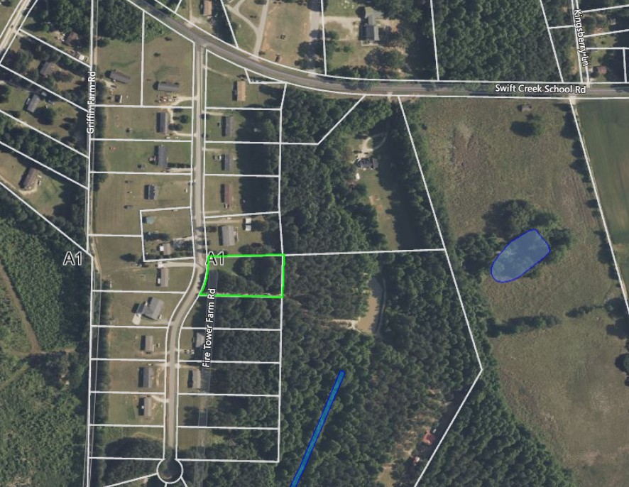 Lot aerial image 9757 fire tower farm rd