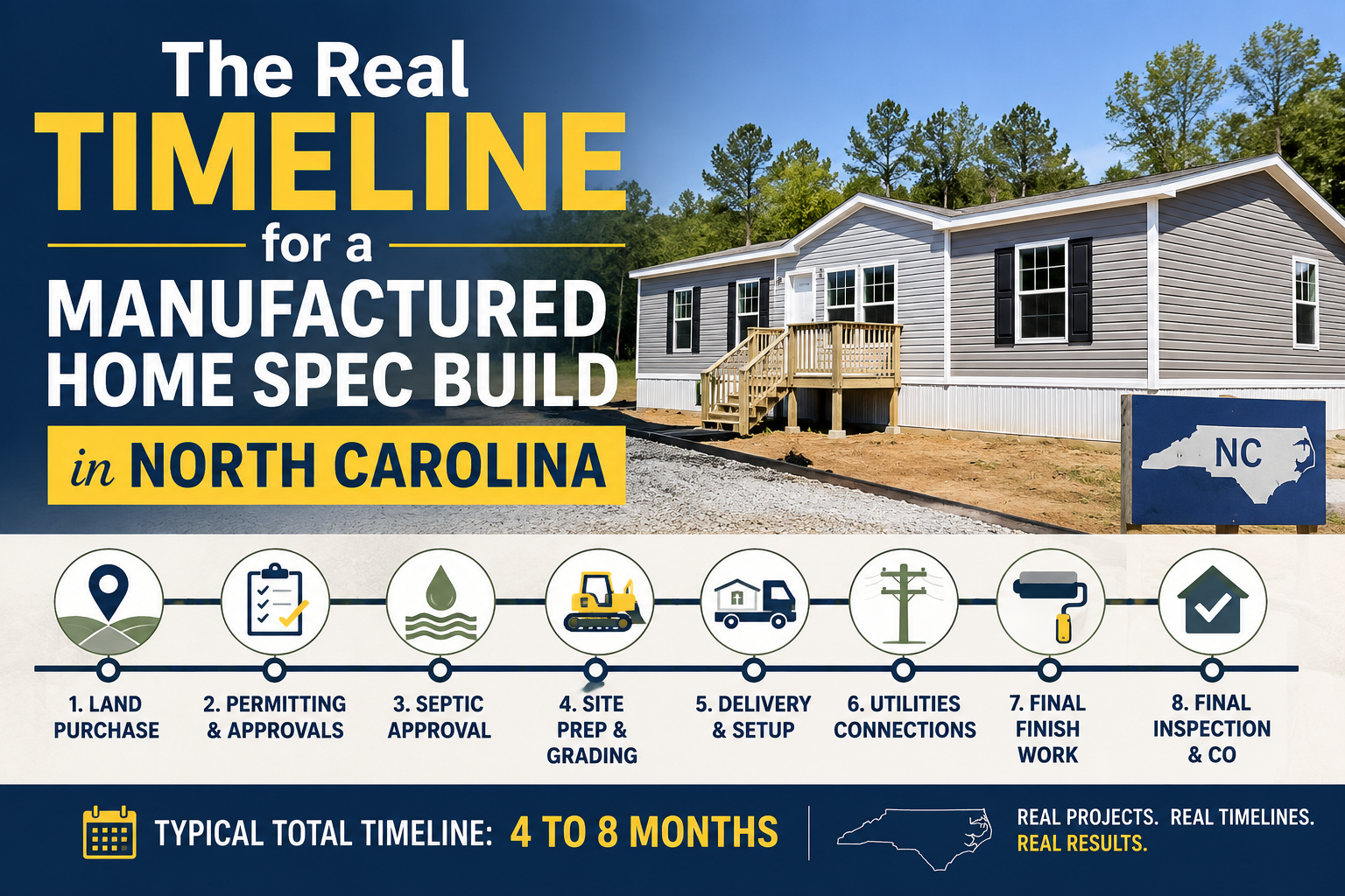 The Real Timeline for a Manufactured Home Spec Build in North Carolina