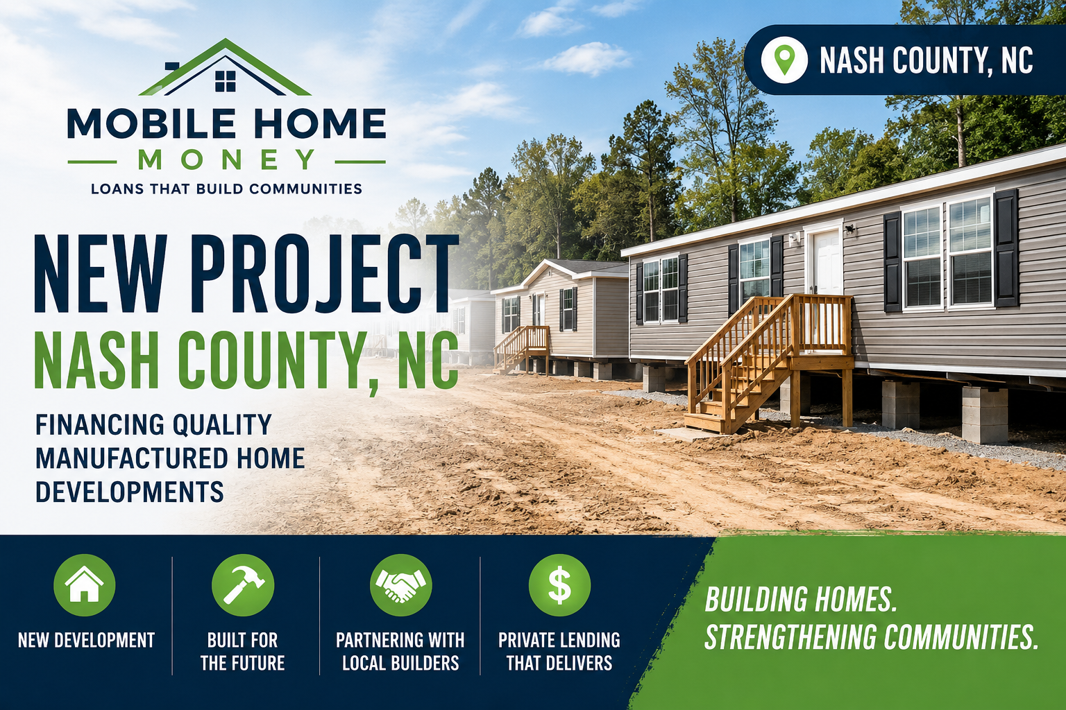 Nash county NC New Manufactured Home Project